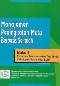 Manajemen Peningkatan Mutu Berbasis Sekolah