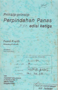 Prinsip - Prinsip Perpindahan Panas