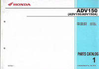 ADV 150 ( ADV 150 / ADV 150 A ) PARTS CATALOG  1