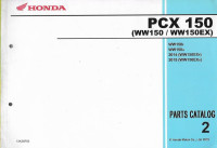 PCX 150 ( WW150 / WW150EX ) PARTS CATALOG 2