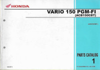 Vario 150 PGM - FI ( ACB150CBT ) Parts Catalog 1