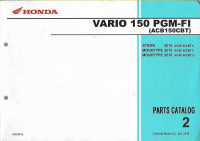 Vario 150 PGM - FI ( ACB150CBT ) Parts Catalog 2