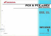 PCX & PCX e : HEV ( WW150/A/HV ) Parts Catalog 1