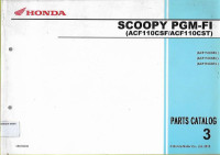 Scoopy PGM - FI ( ACF110CSF/ACF110CST ) Parts Catalog 3