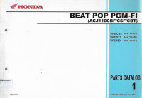 Beat Pop PGM - FI ( ACJ110CBF/CSF/CBT ) Parts Catalog 1