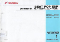 Beat Pop ESP ( ACJ110CBF / ACJ110CBT / ACJ110CSF )Parts Catalog 1