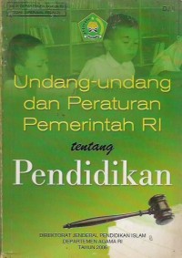 Undang-Undang Peraturan Dan Pemerintah RI Tentang Pendidikan