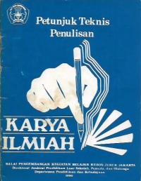 Petunjuk Teknis Penulisan Karya Ilmiah