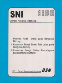 SNI ( Standar Nasional Indonesia )