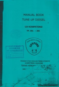 Manual Book Tune UP Diesel