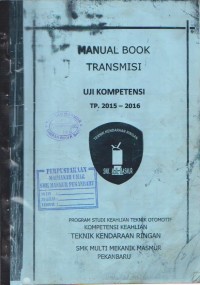 Manual Book Transmisi