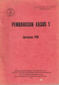 Pembahasan Kasus 1