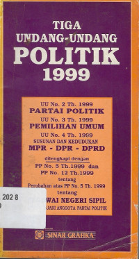 Tiga undang-undang politik